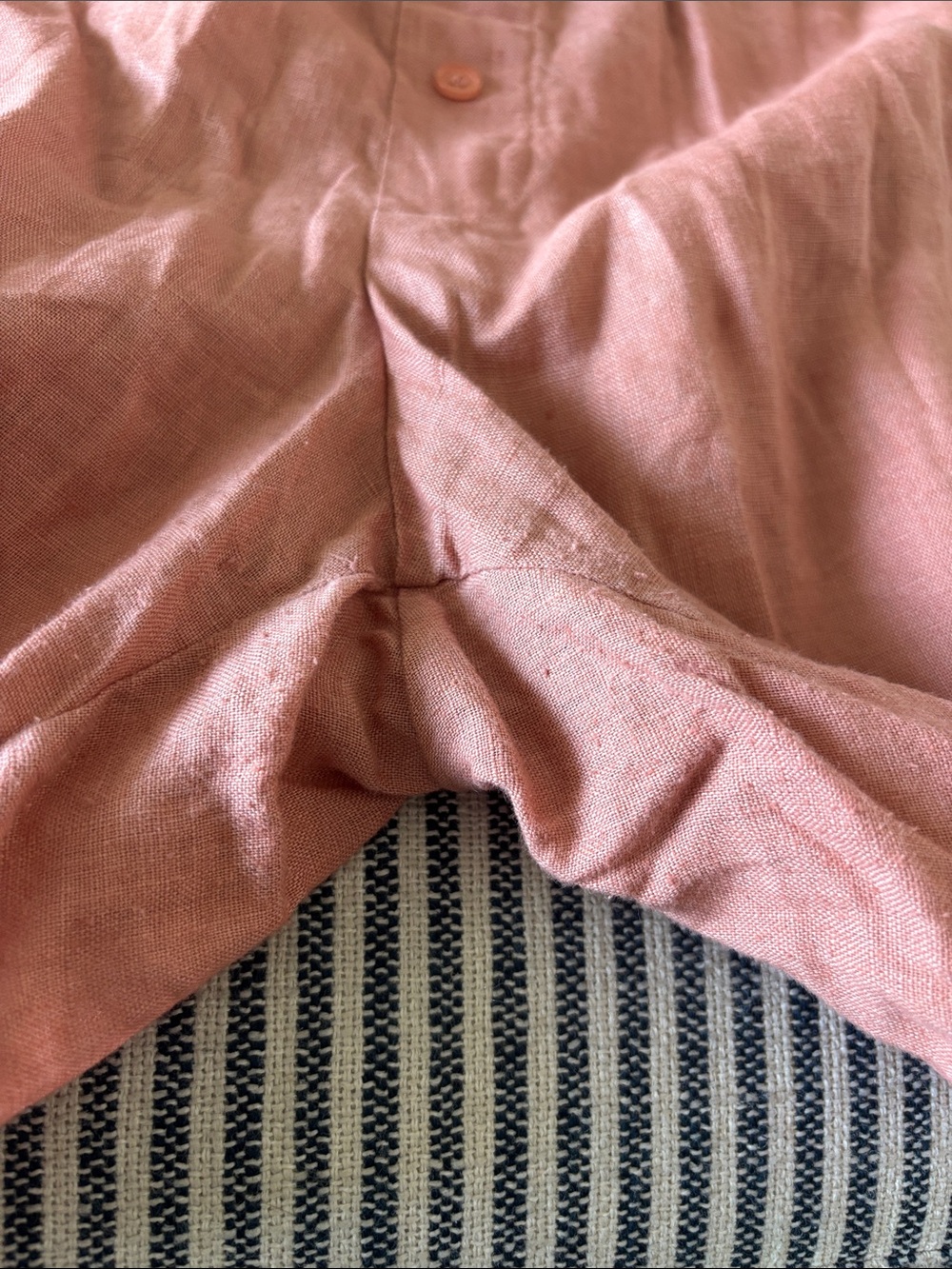 Sonderhaus Pink Linen Embroidered west set size medium - Picture 4 of 4